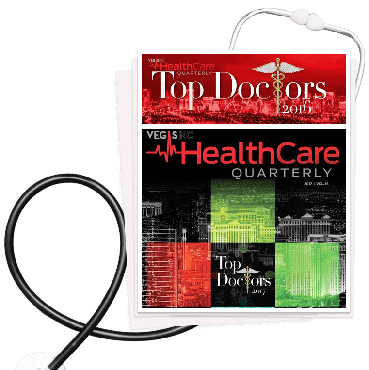 Voted Top Doctor of Las Vegas by his colleagues